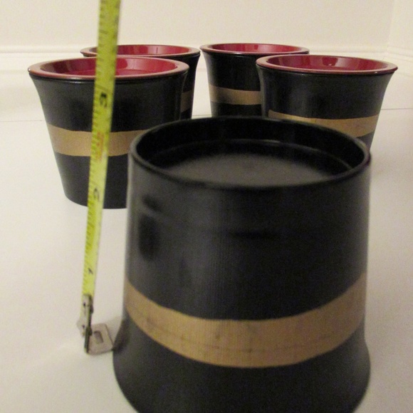 Japanese Lacquerware Soba bowls & Yakumi Plates - Picture 7 of 10